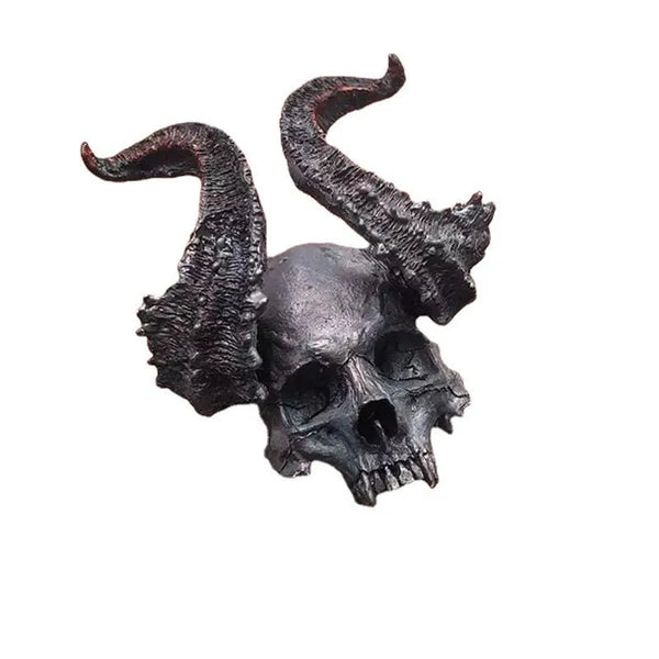Baphomet's Horned Skull Ring