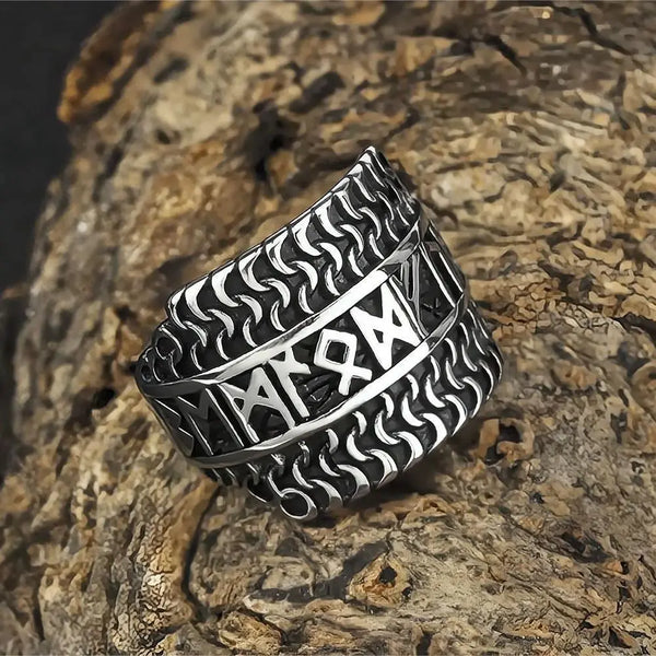 Odin's Rune Talisman Ring